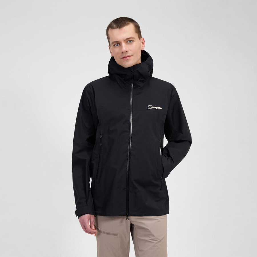 mens summit seeker gore-tex jacket - black berghaus