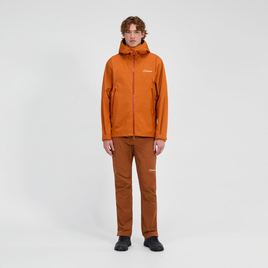 mens summit seeker gore-tex jacket - orange berghaus