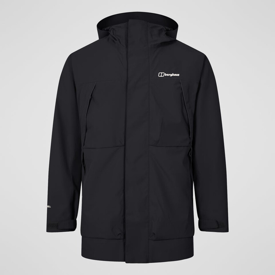 mens wansbeck parka - black berghaus