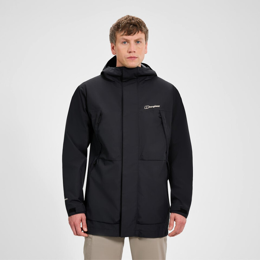 mens wansbeck parka - black berghaus