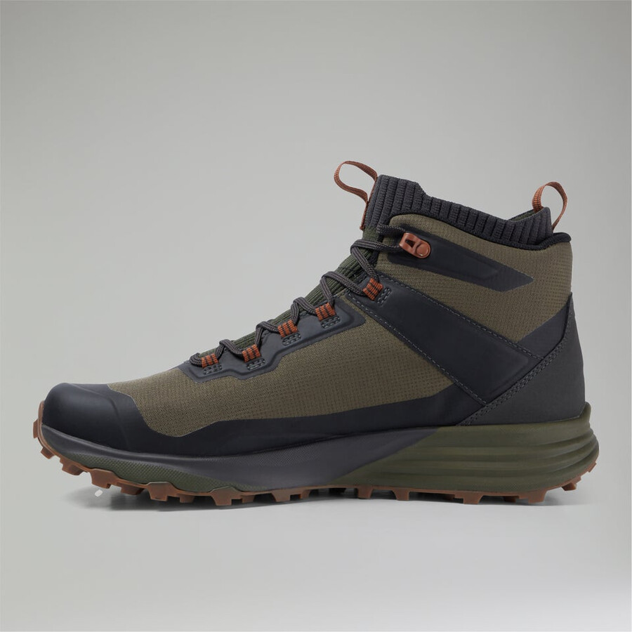 mens vc22 mid gore-tex - dark browndark green berghaus
