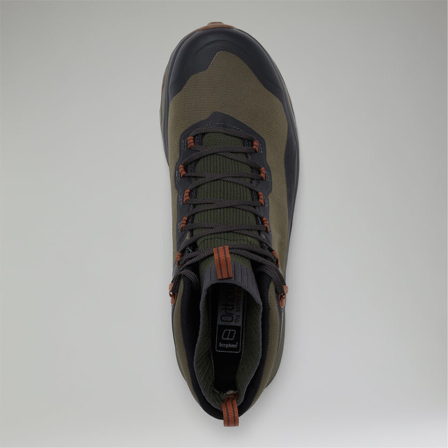 mens vc22 mid gore-tex - dark browndark green berghaus