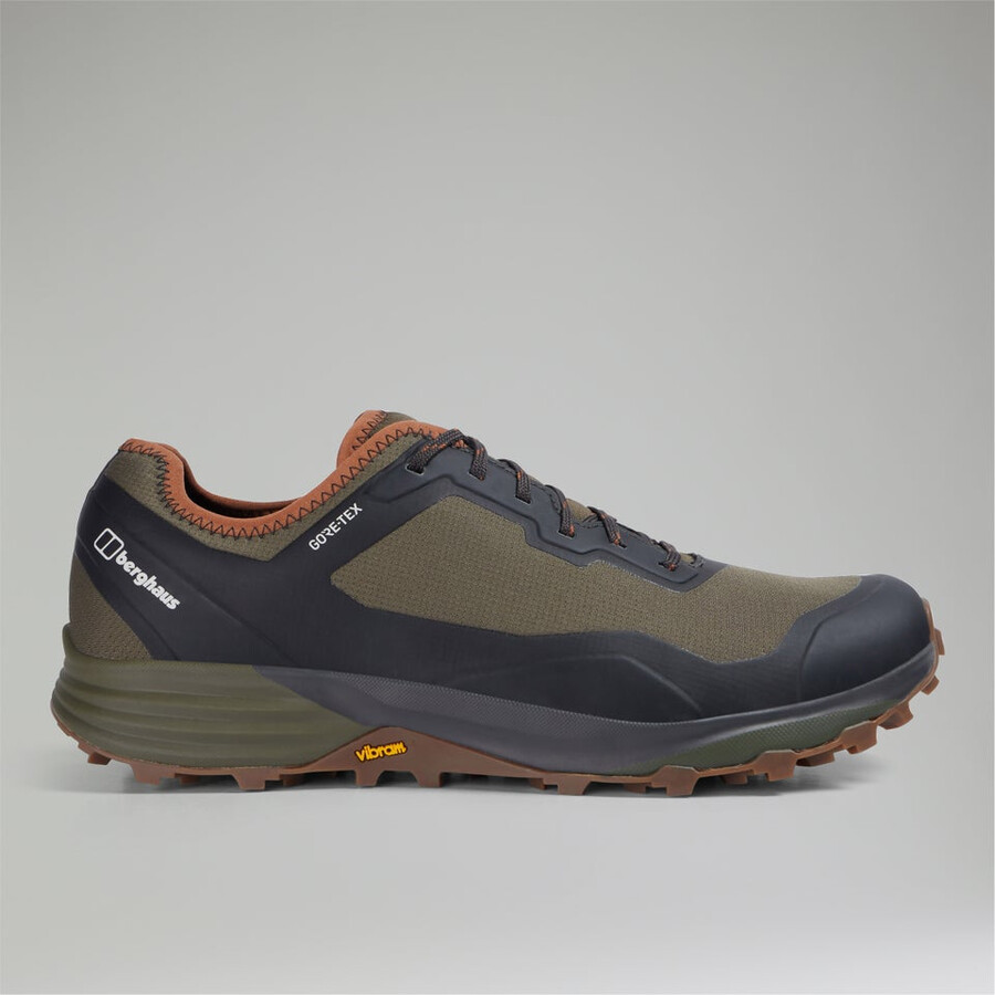 mens vc22 gore-tex boots- dark browndark green berghaus