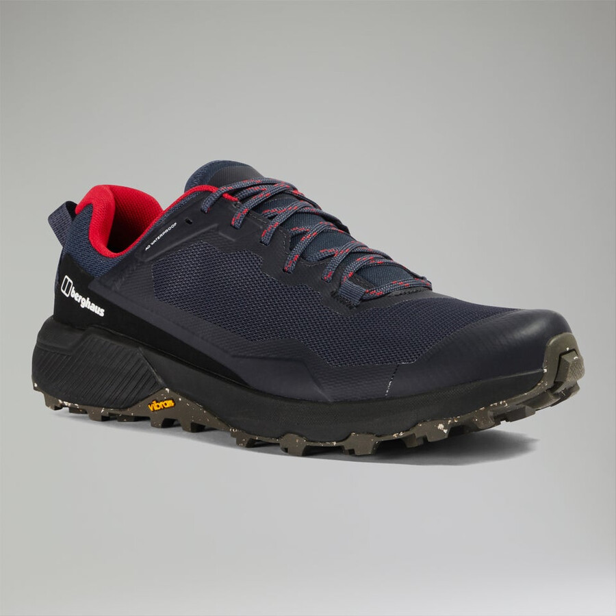 mens revolute active shoe - dark blueblack berghaus