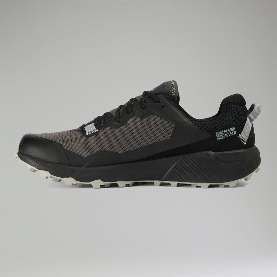 mens revolute active shoe - blackdark grey berghaus