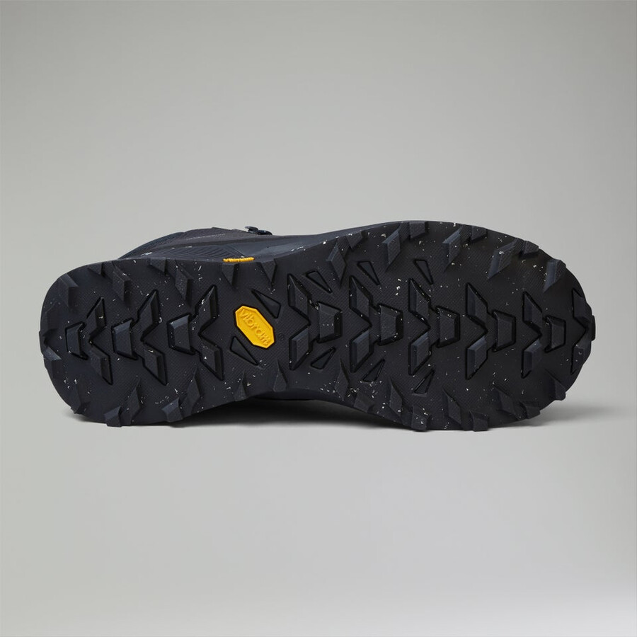 mens revolute active mid shoe blackgrey berghaus