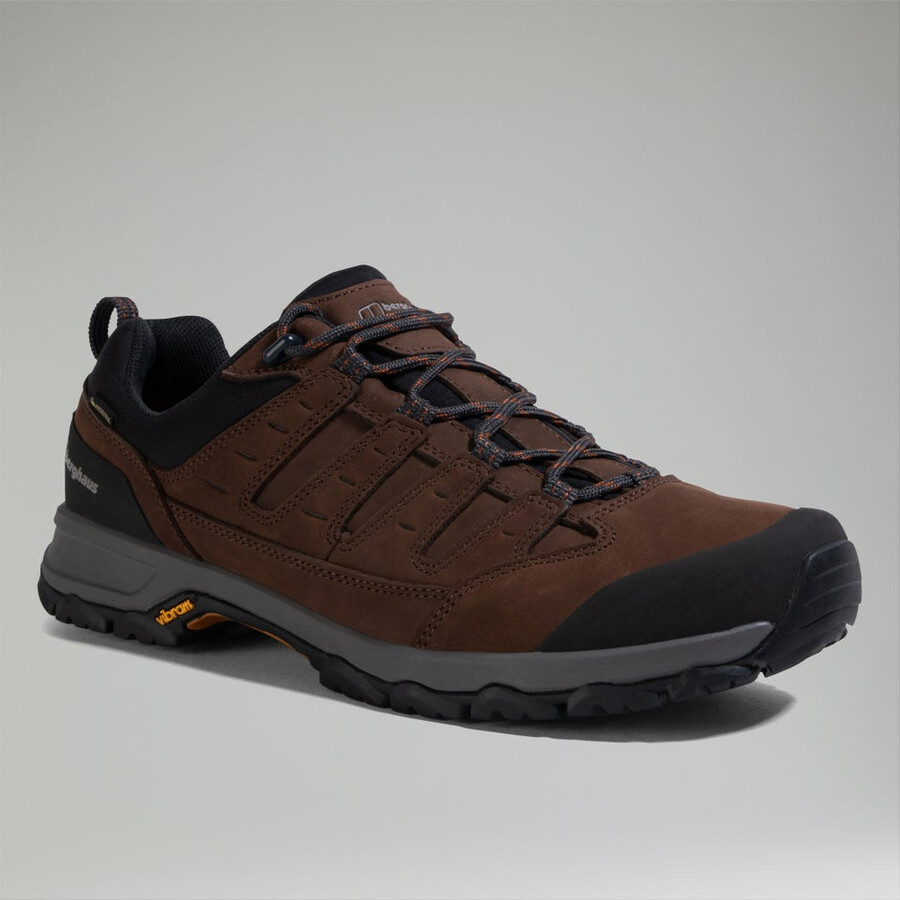 mens fellmaster active gore-tex 2.0 shoe - brownorange berghaus