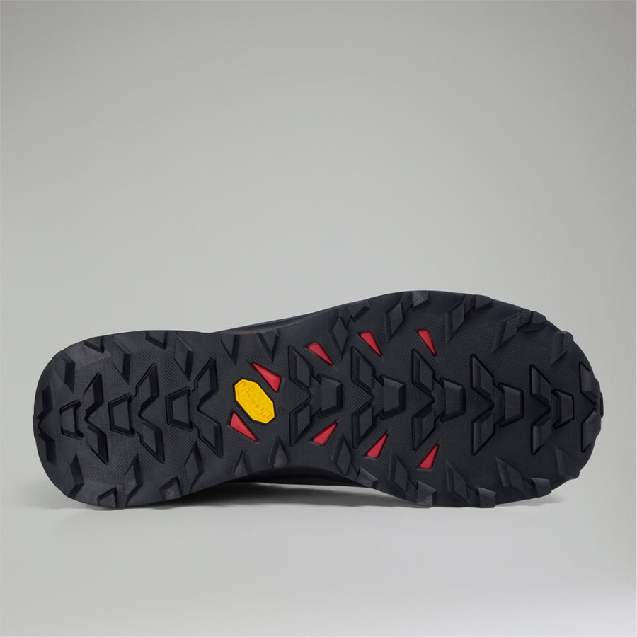 mens vc22 mid 2.0 gore-tex waterproof shoe - blackred berghaus
