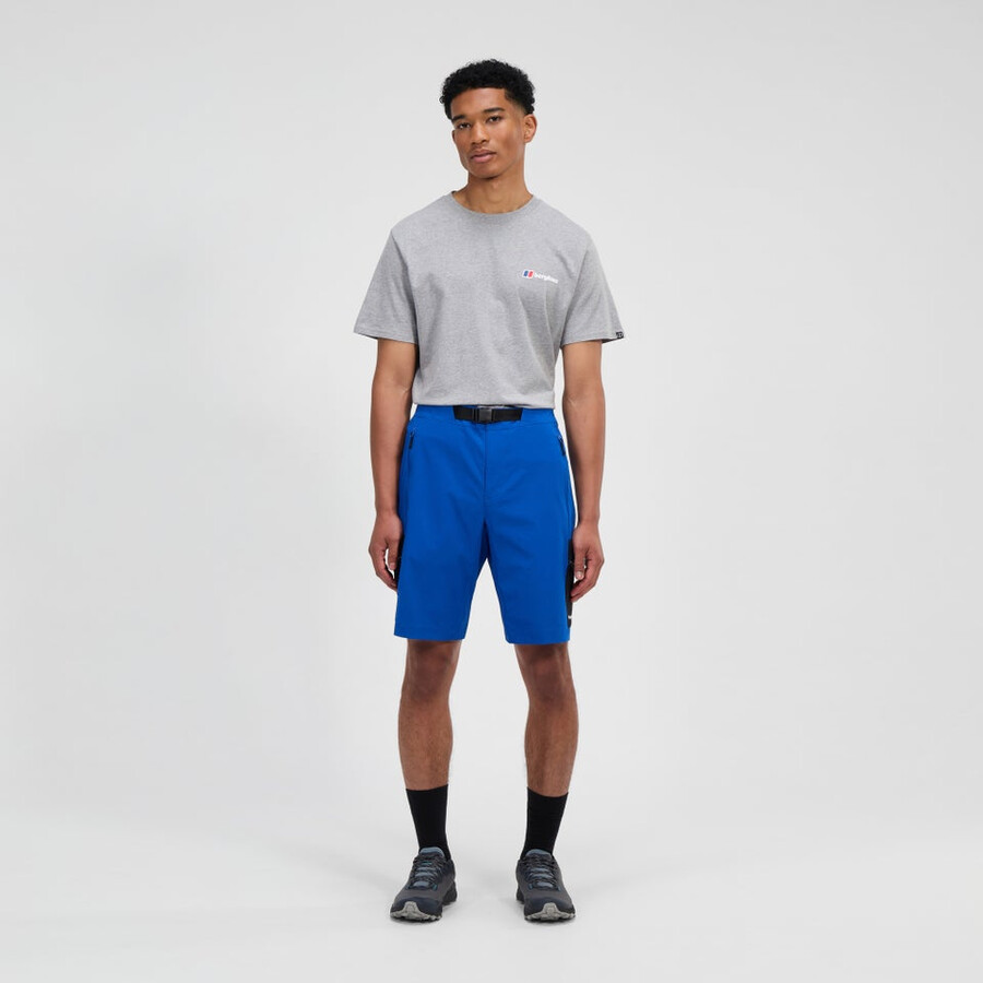 mens hike-air stretch short - blue berghaus