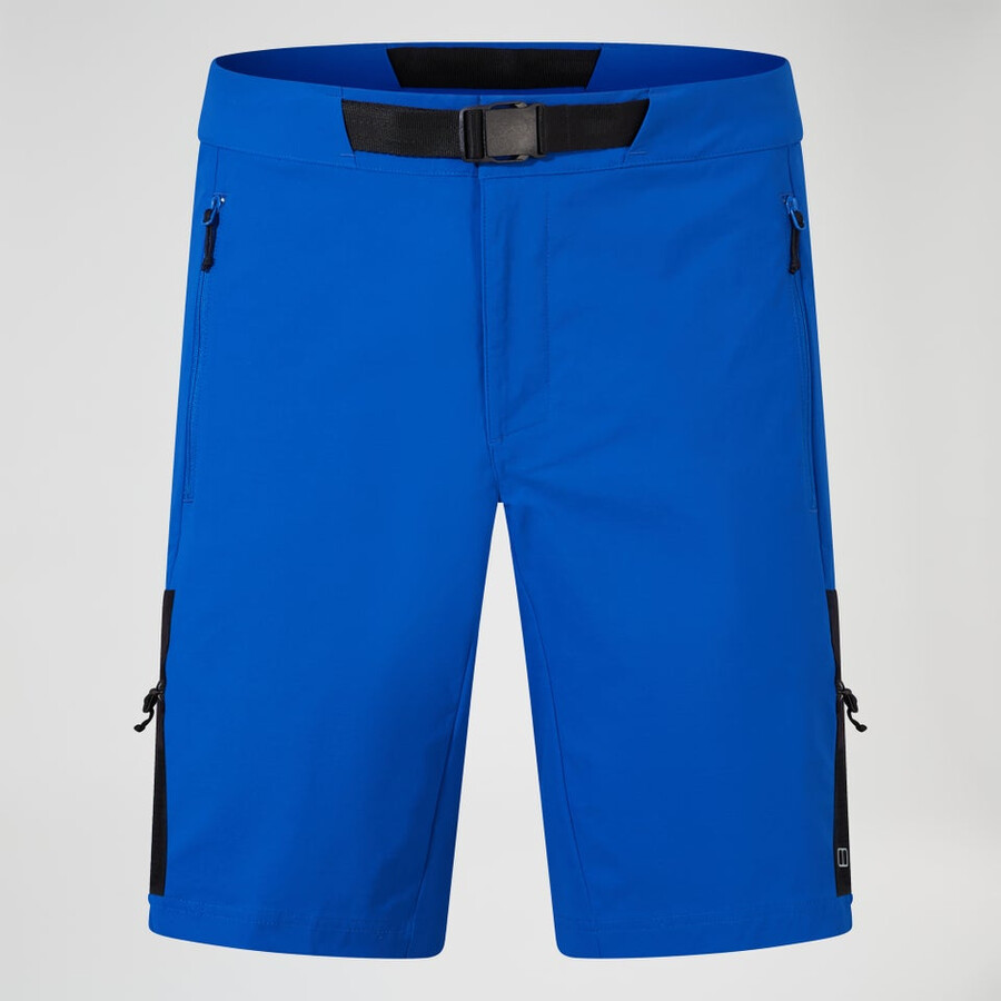 mens hike-air stretch short - blue berghaus