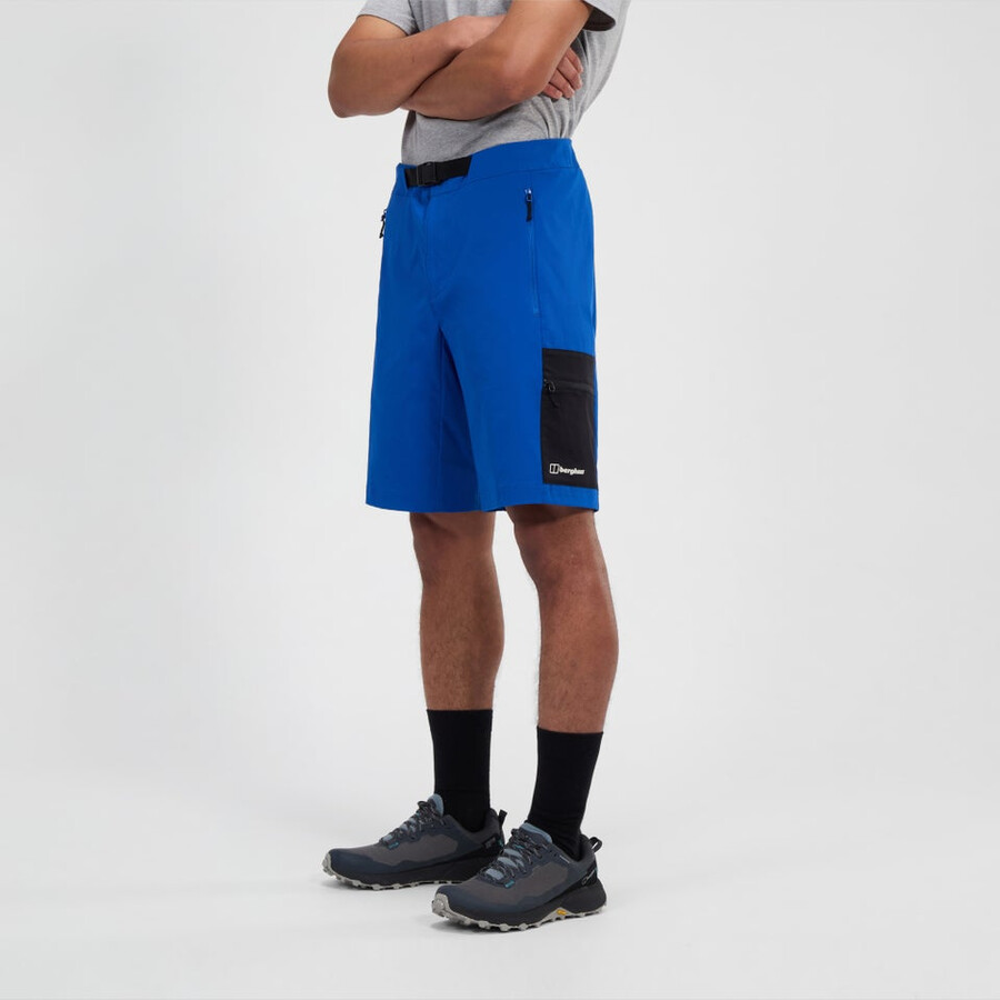 mens hike-air stretch short - blue berghaus