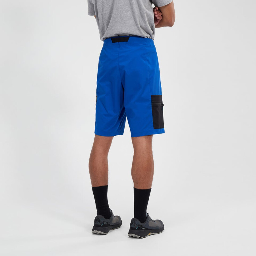 mens hike-air stretch short - blue berghaus