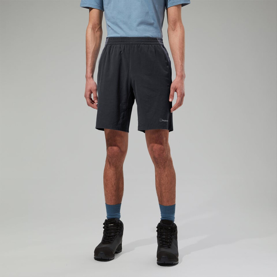 mens wandermoor wind short blackgrey berghaus