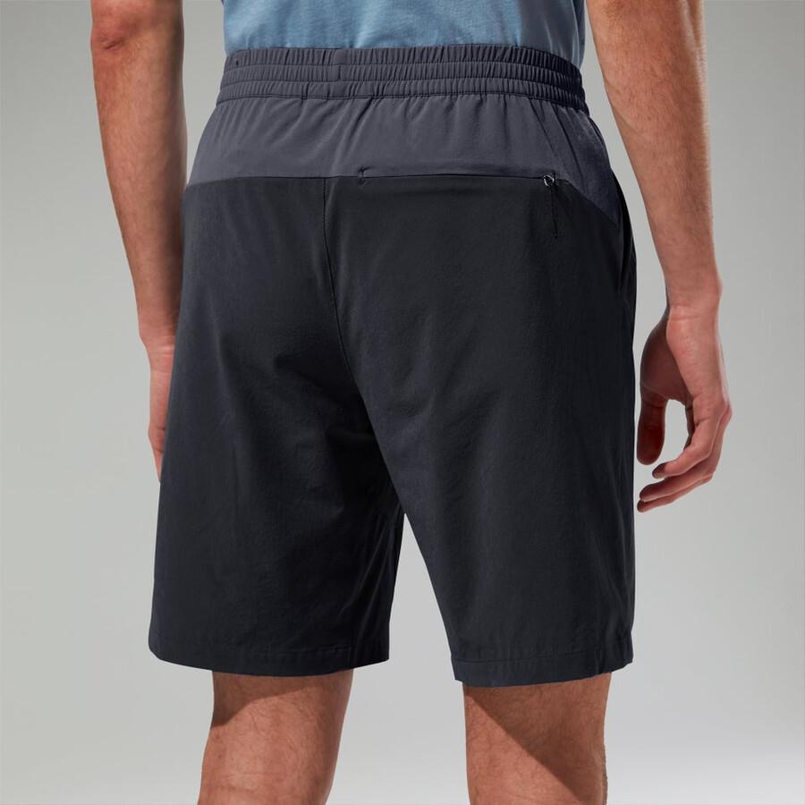 mens wandermoor wind short blackgrey berghaus