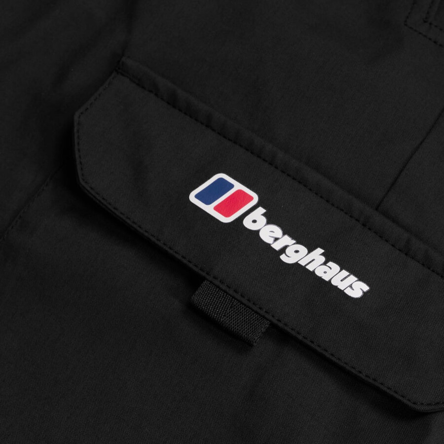mens kirkfell cargo short - black berghaus