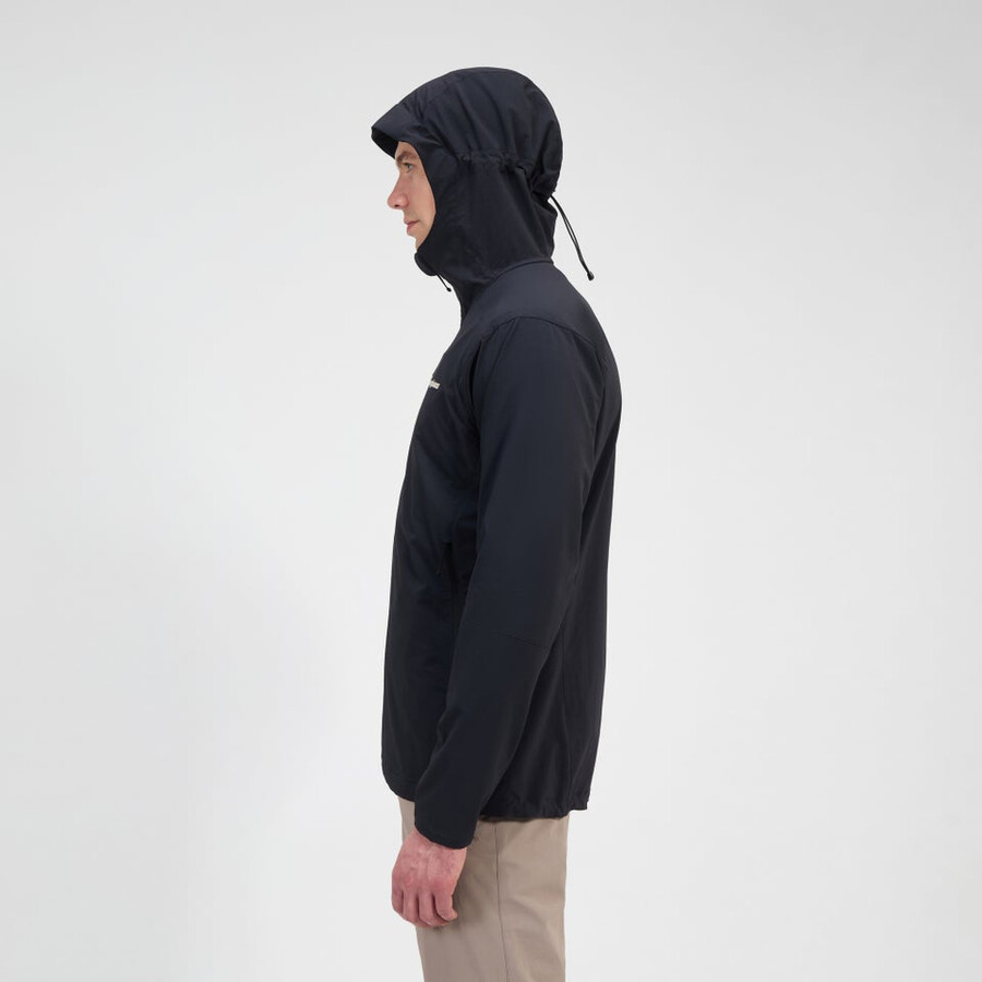 mens ridge-roamer lite softshell jacket - black berghaus