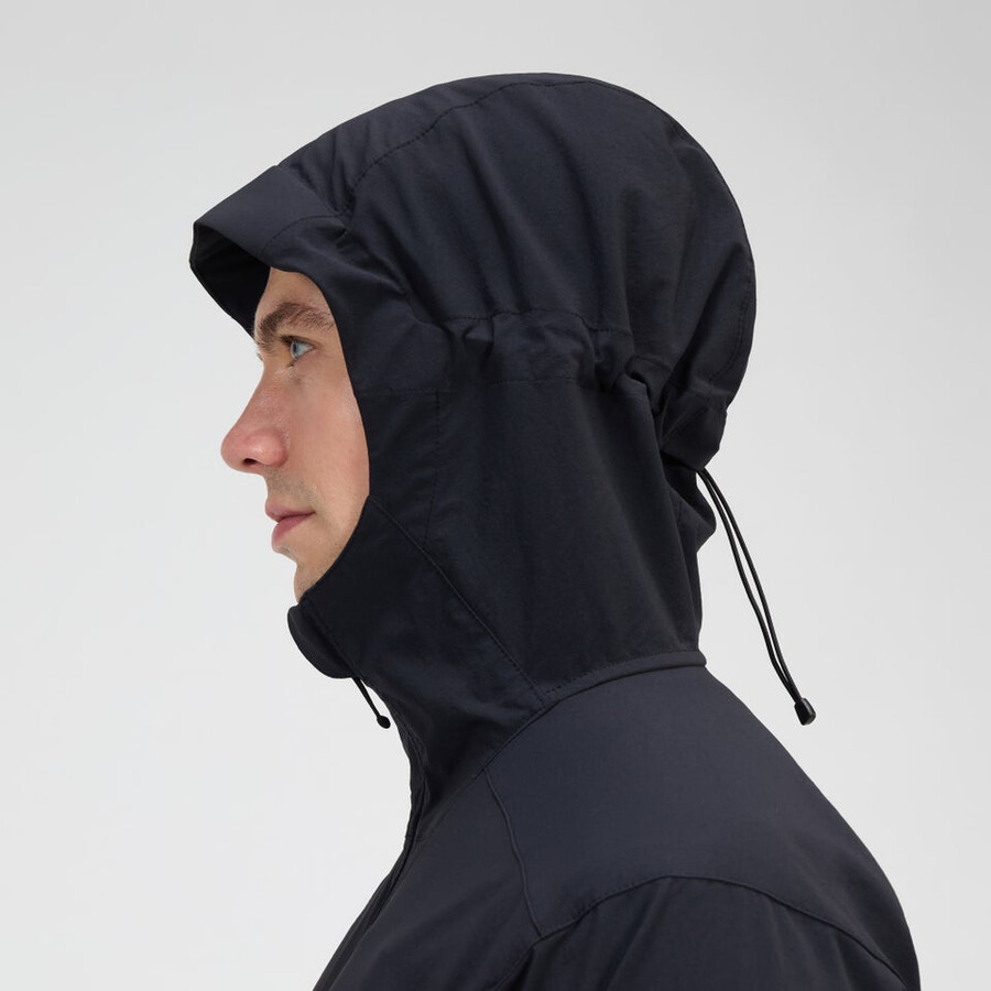 mens ridge-roamer lite softshell jacket - black berghaus