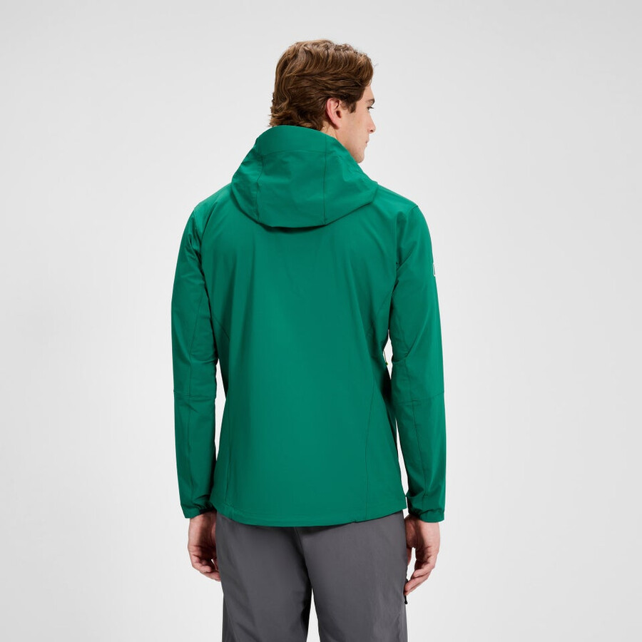 mens ridge-roamer lite softshell jacket - green berghaus