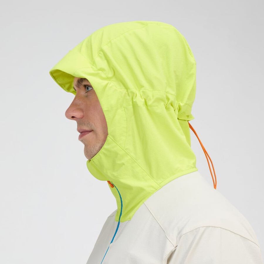 mens ridge-roamer lite softshell jacket - greyyellow berghaus