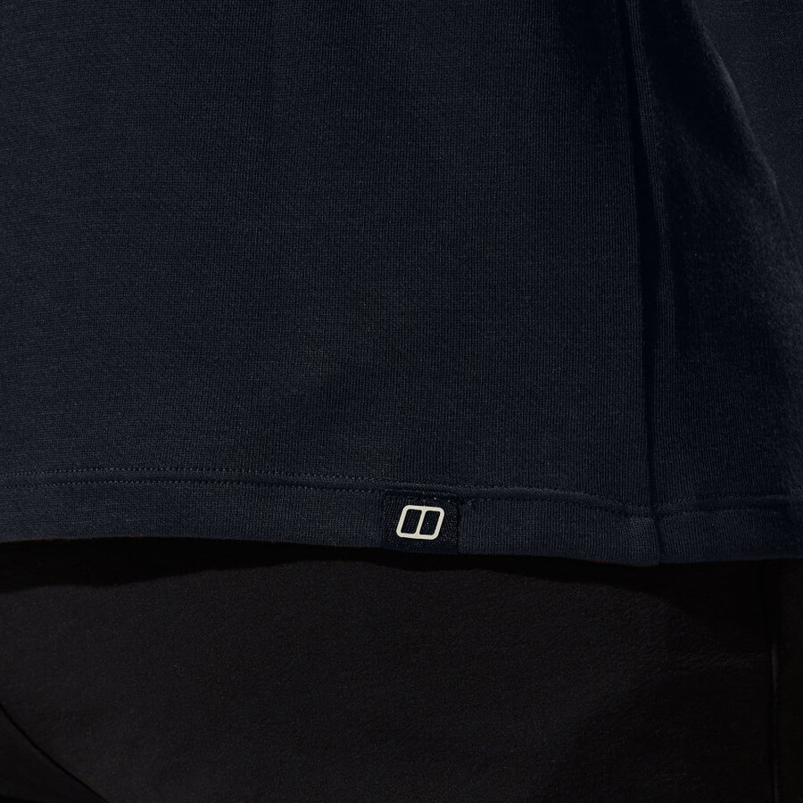 mens ivyhill half zip top - black berghaus