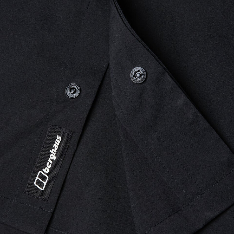 mens explorer long sleeve overshirt - black berghaus