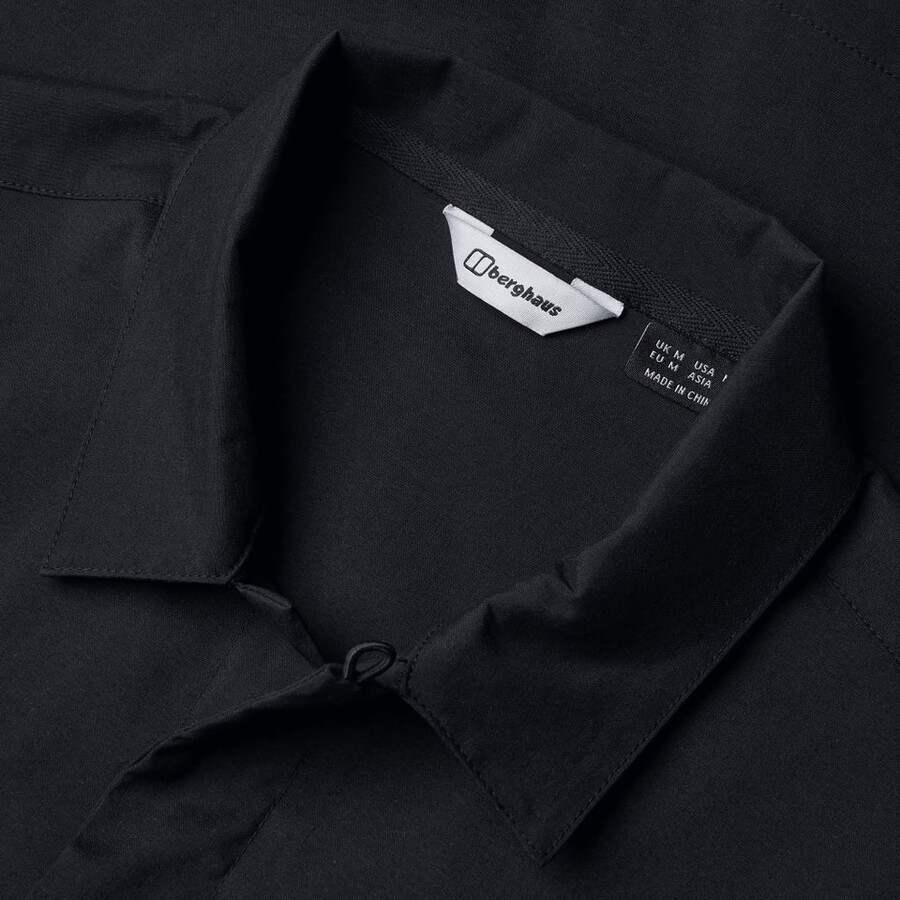 mens explorer long sleeve overshirt - black berghaus