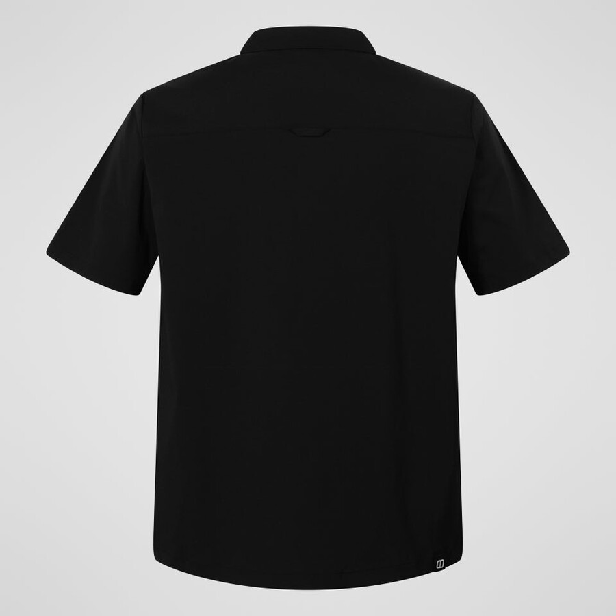 mens explorer short sleeve overshirt - black berghaus