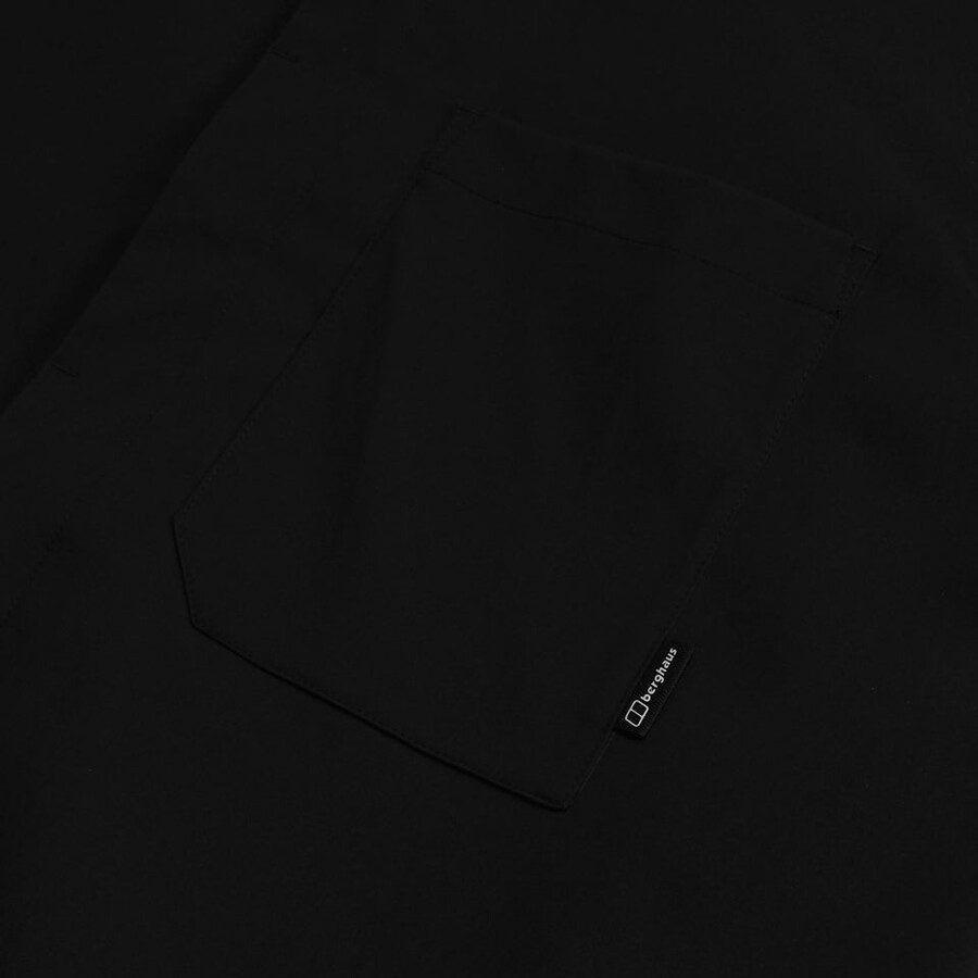 mens explorer short sleeve overshirt - black berghaus