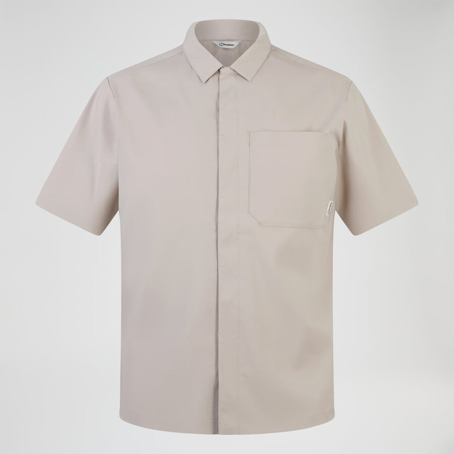 mens explorer ss overshirt - grey berghaus