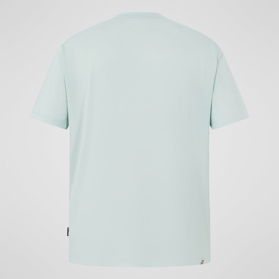 mens relaxed short sleeves tech tee - green berghaus
