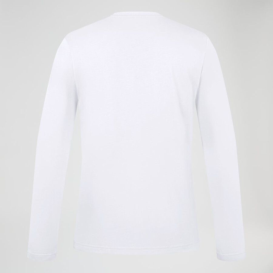 mens berghaus big logo long sleeve tee - white berghaus