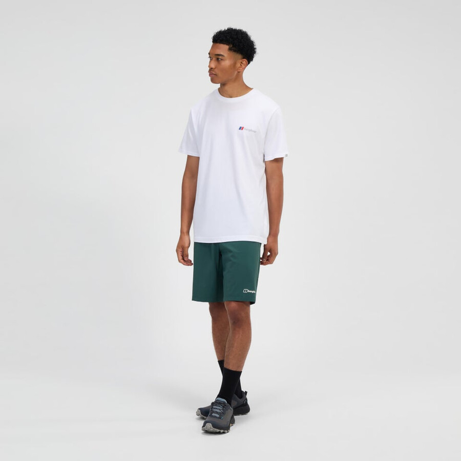 mens berghaus class logo tee - white berghaus