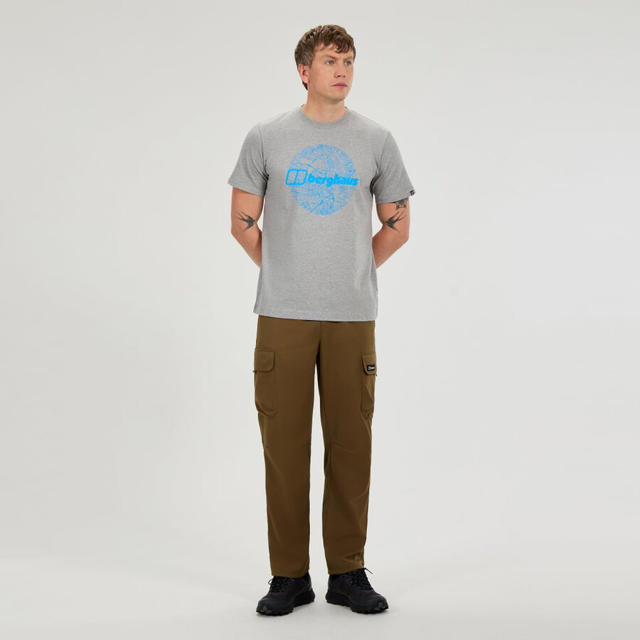 mens map of the toon tee - grey berghaus