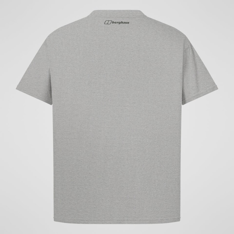 mens high level route tee - grey berghaus