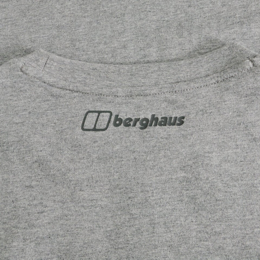 mens high level route tee - grey berghaus