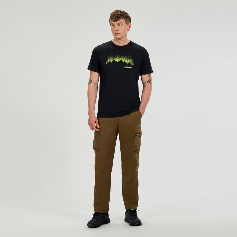 mens mountain strike tee - black berghaus