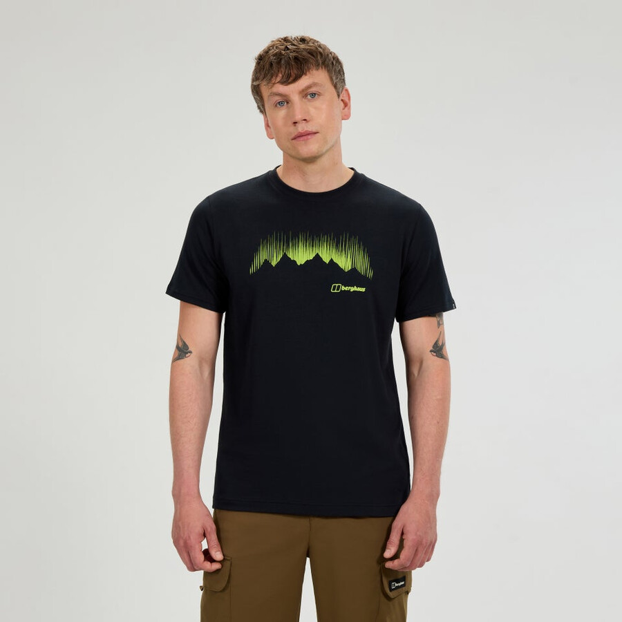 mens mountain strike tee - black berghaus