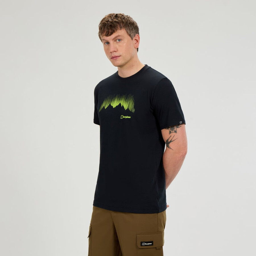 mens mountain strike tee - black berghaus