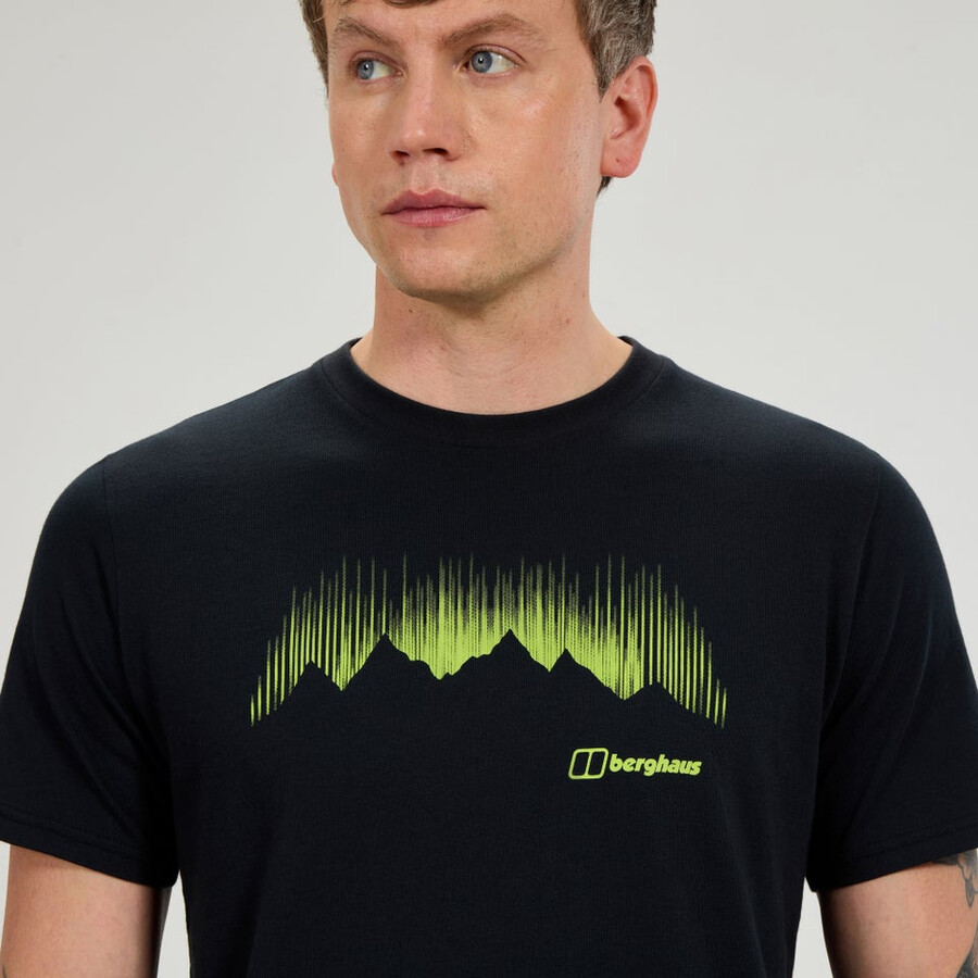 mens mountain strike tee - black berghaus