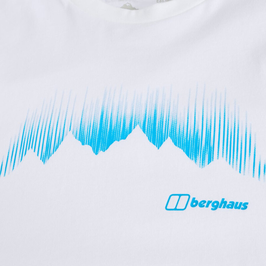 mens mountain strike tee - white berghaus