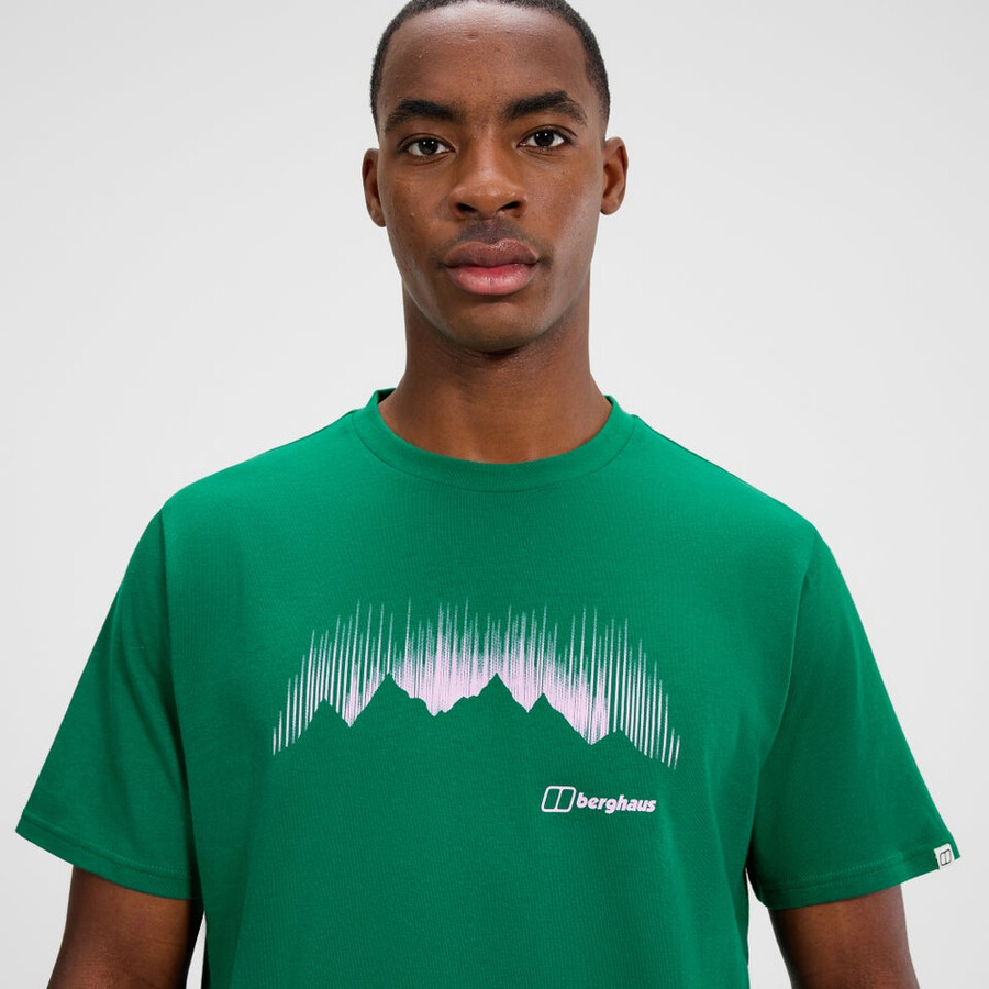 mens mountain strike tee - green berghaus