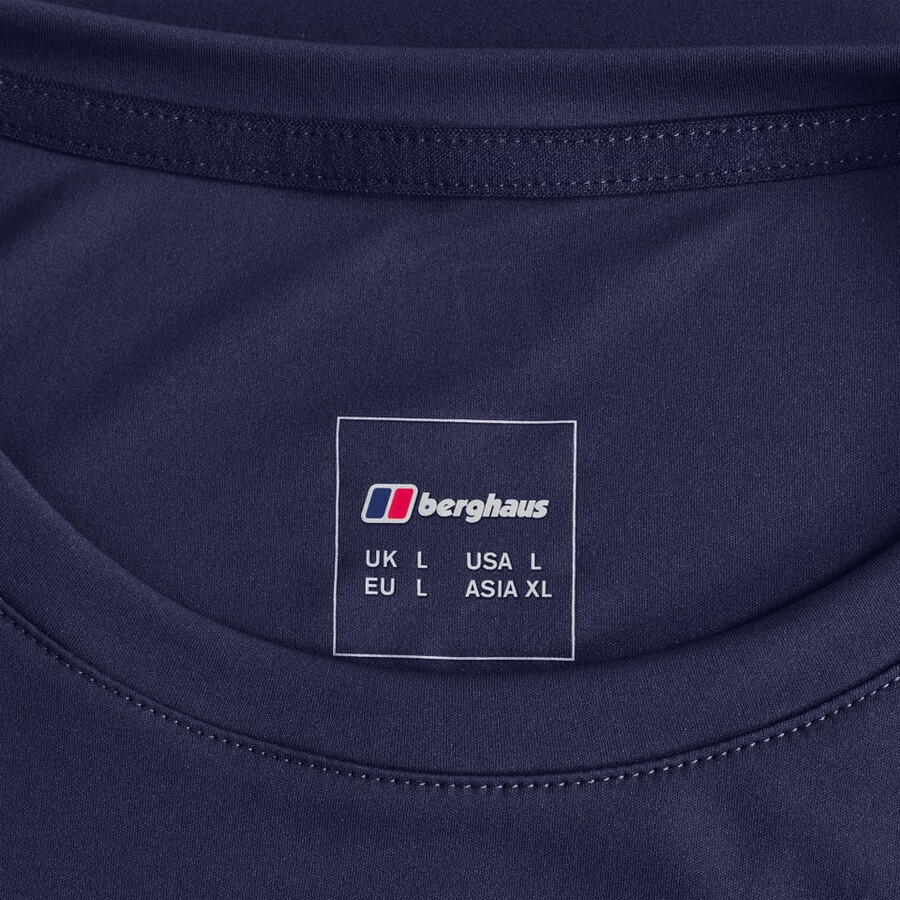 mens evedon tech tee - dark blue berghaus