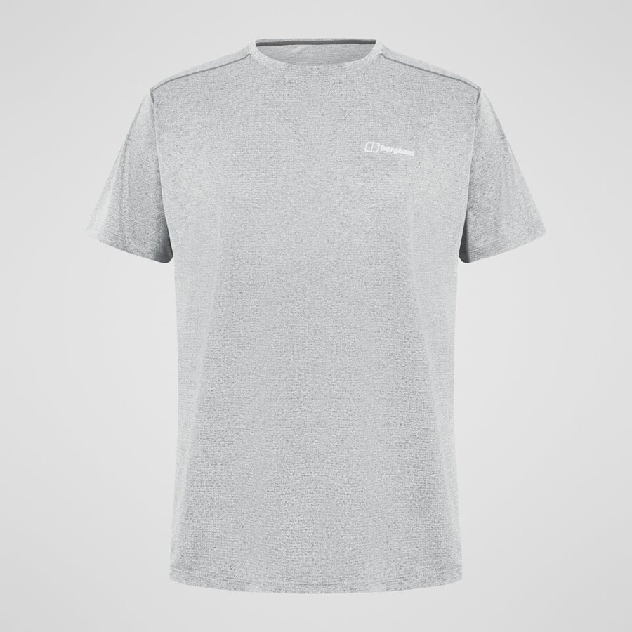 mens firsby tech tee - light grey berghaus