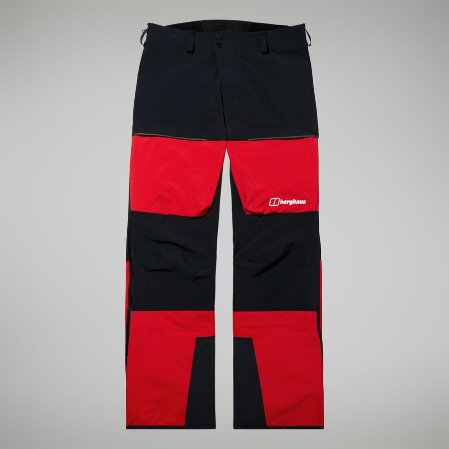 mens mtn guide gore-tex pro pant - blackred berghaus