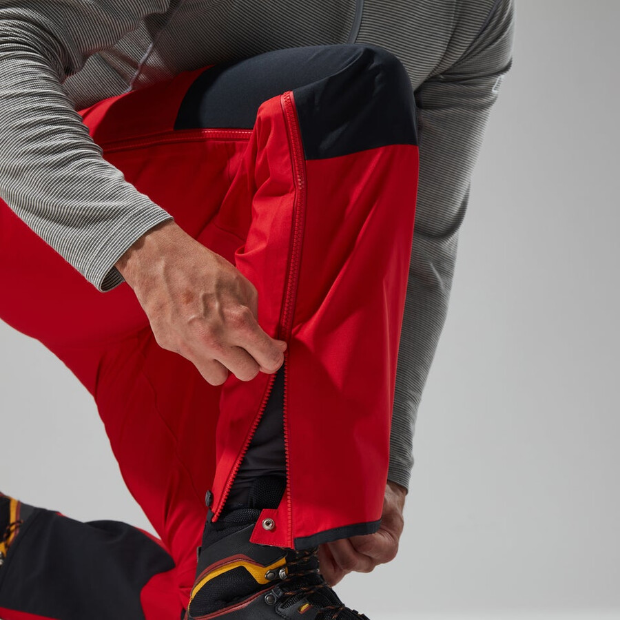 mens mtn seeker gore-tex pant - redblack berghaus