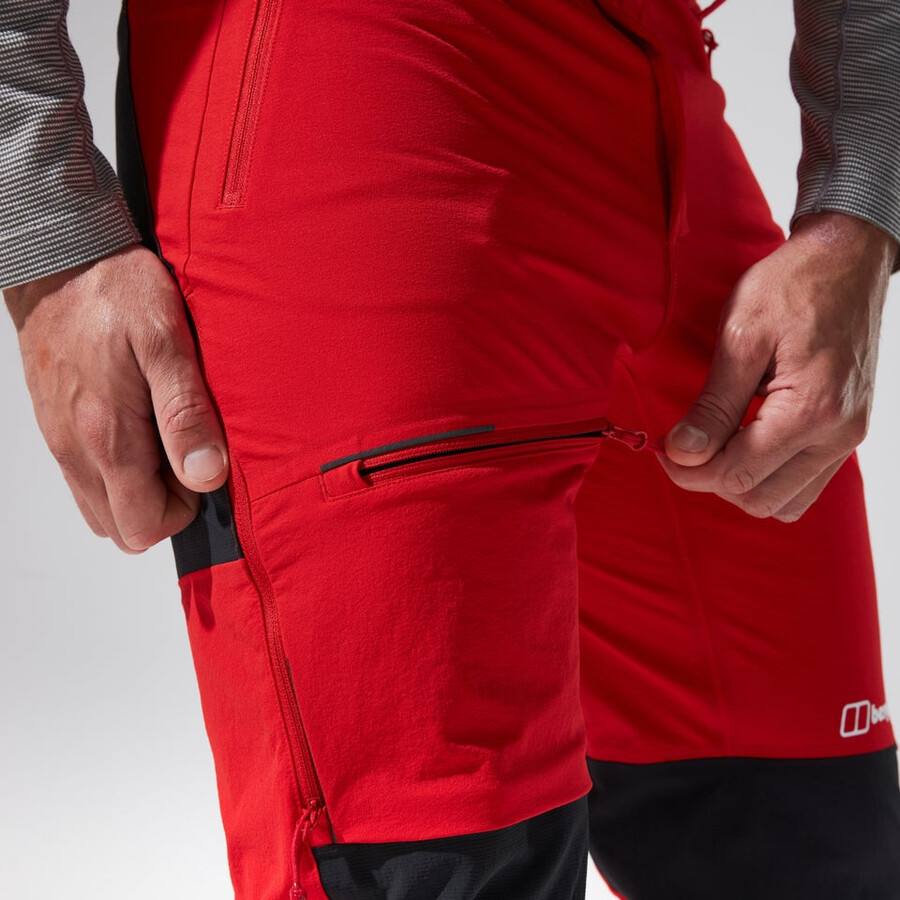 mens mtn guide alpine pant - redblack berghaus