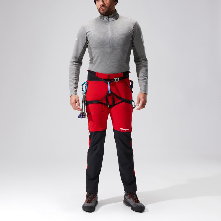 mens mtn guide alpine pant - redblack berghaus