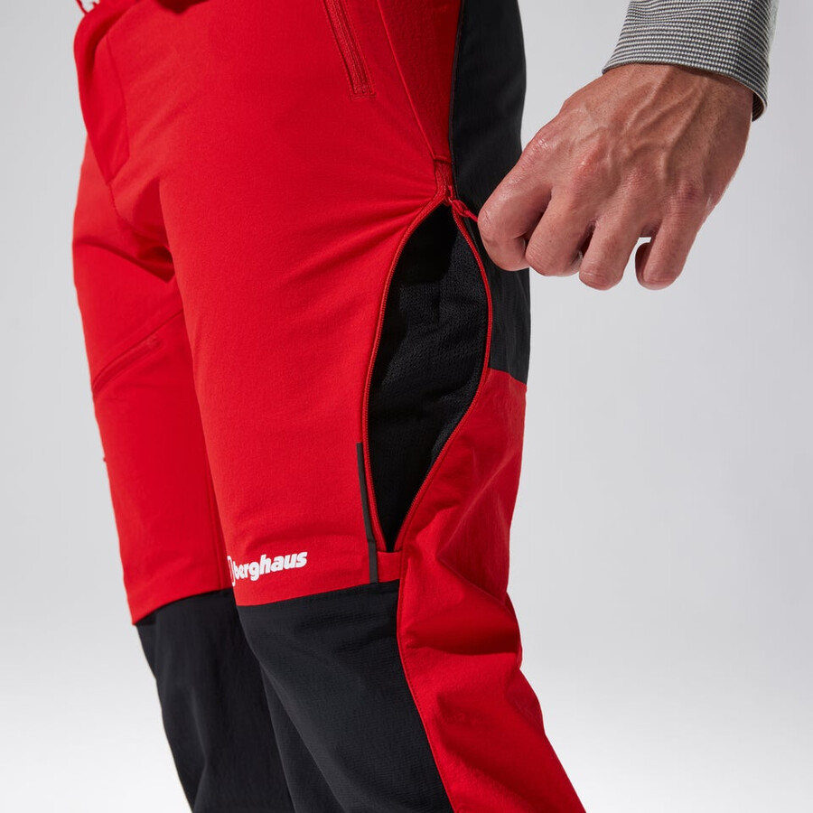 mens mtn guide alpine pant - redblack berghaus