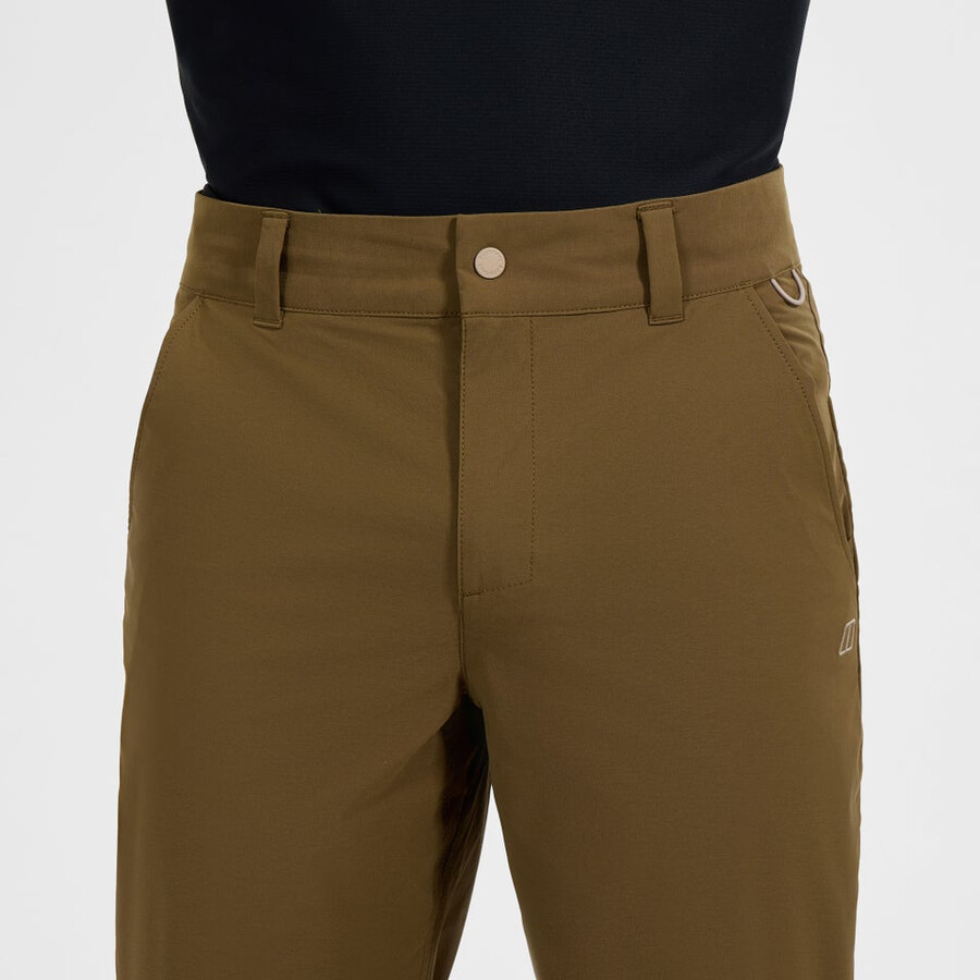 mens everyday straight pant - brown berghaus