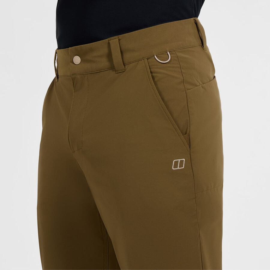 mens everyday straight pant - brown berghaus
